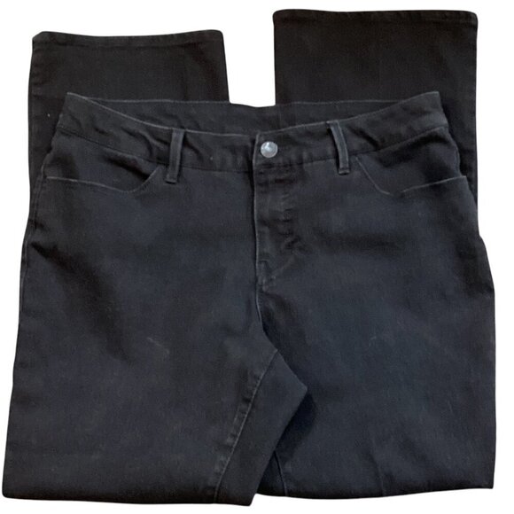 Faded Glory Jeans Plus Sz 16W Black Bootcut Stretch #94N - Picture 4 of 7